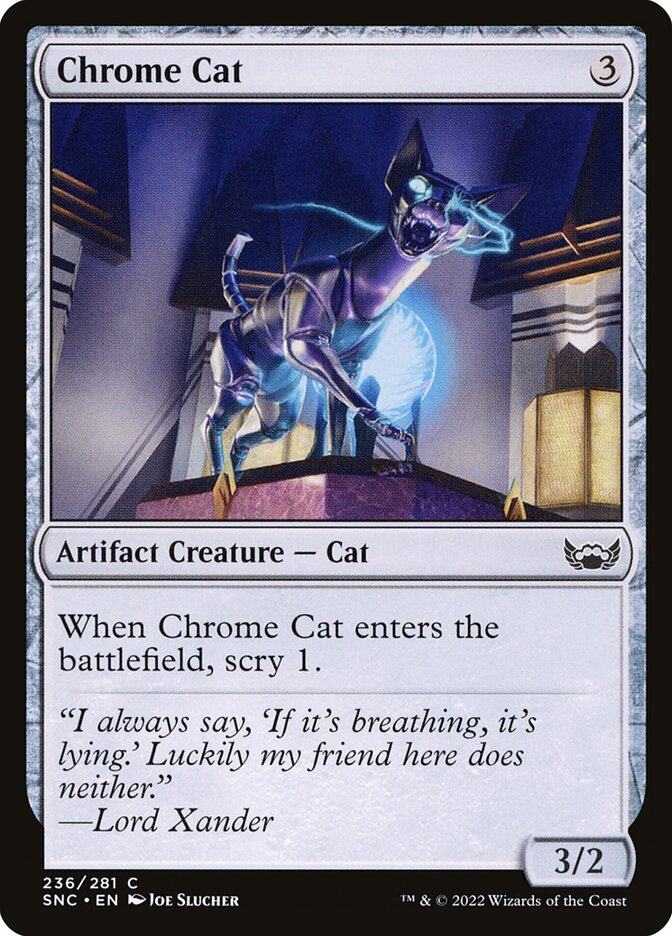 Chrome Cat - Streets of New Capenna (Common) [SNC-236] Main image