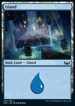 Island (V.3) - Streets of New Capenna (Land) [SNC-264] Hauptbild