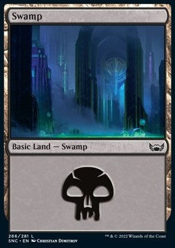 Swamp (V.3) - Streets of New Capenna (Land) [SNC-266]