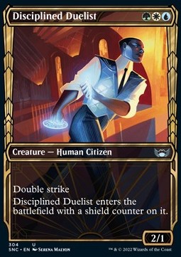 Disciplined Duelist (V.1) - Streets of New Capenna: Extras (Uncommon) [XSNC-304] Immagine principale del prodotto
