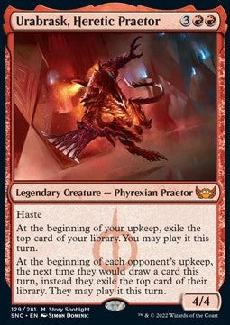 Urabrask, Heretic Praetor - Streets of New Capenna (Mythic) [SNC-129] Image principale du produit