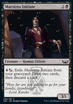 Maestros Initiate - Streets of New Capenna (Common) [SNC-86] Image principale du produit