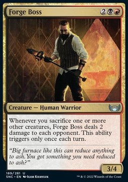 Forge Boss - Streets of New Capenna (Uncommon) [SNC-189] Image principale du produit