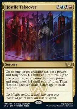 Hostile Takeover - Streets of New Capenna (Rare) [SNC-191] Immagine principale del prodotto