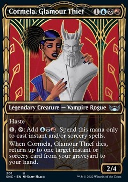 Cormela, Glamour Thief (V.1) - Streets of New Capenna: Extras (Uncommon) [XSNC-301] Imagen principal del producto