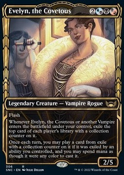 Evelyn, the Covetous (V.1) - Streets of New Capenna: Extras (Rare) [XSNC-306] Hauptbild