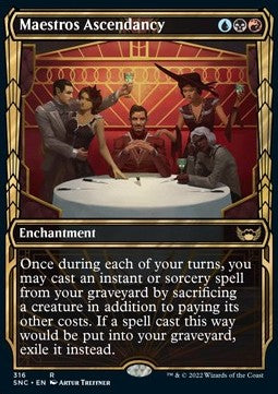 Maestros Ascendancy (V.1) - Streets of New Capenna: Extras (Rare) [XSNC-316] Hauptbild