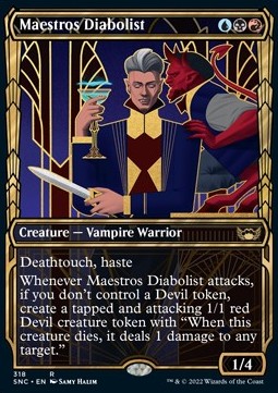 Maestros Diabolist (V.1) - Streets of New Capenna: Extras (Rare) [XSNC-318] Hauptbild
