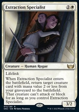 Extraction Specialist - Streets of New Capenna (Rare) [SNC-12] Imagen principal del producto