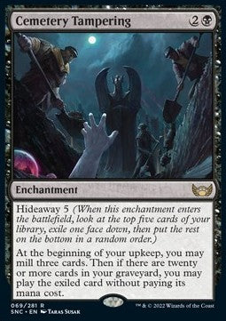 Cemetery Tampering - Streets of New Capenna (Rare) [SNC-69] Imagen principal del producto