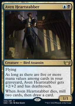 Aven Heartstabber - Streets of New Capenna (Rare) [SNC-166] Imagen principal del producto