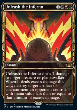 Unleash the Inferno (V.1) - Streets of New Capenna: Extras (Rare) [XSNC-337] Image principale du produit