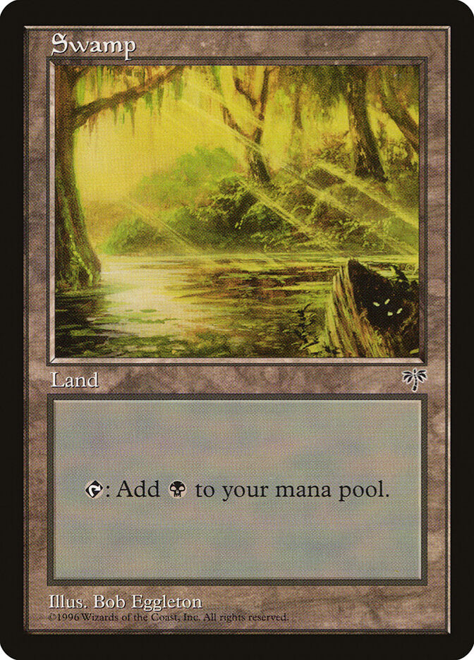 Magic-kaart Swamp MIR-341 uit Mirage (Land)