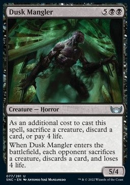 Dusk Mangler - Streets of New Capenna (Uncommon) [SNC-77] Imagen principal del producto