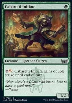 Cabaretti Initiate - Streets of New Capenna (Common) [SNC-137] Imagen principal del producto