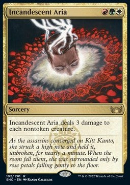 Incandescent Aria - Streets of New Capenna (Rare) [SNC-192] Hover Image