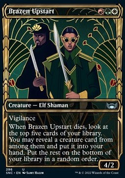Brazen Upstart (V.1) - Streets of New Capenna: Extras (Uncommon) [XSNC-296] Hauptbild