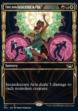 Incandescent Aria (V.1) - Streets of New Capenna: Extras (Rare) [XSNC-311] Hauptbild