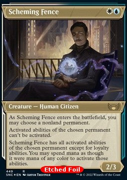 Scheming Fence (V.2) - Streets of New Capenna: Extras (Rare) [XSNC-449]