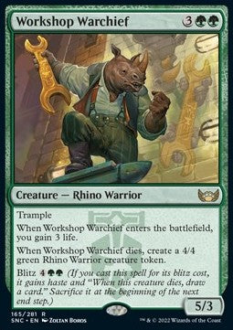 Workshop Warchief - Streets of New Capenna (Rare) [SNC-165] Image principale du produit