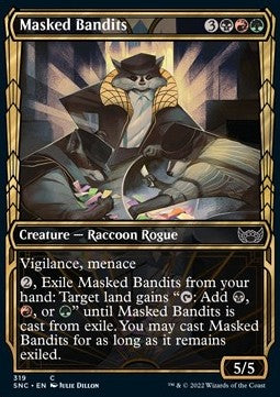 Masked Bandits (V.1) - Streets of New Capenna: Extras (Common) [XSNC-319] Immagine principale del prodotto