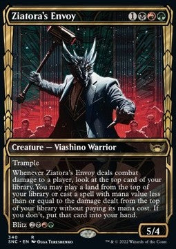 Ziatora's Envoy (V.1) - Streets of New Capenna: Extras (Rare) [XSNC-340]