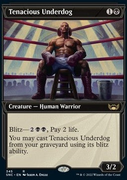 Tenacious Underdog (V.1) - Streets of New Capenna: Extras (Rare) [XSNC-345] Hauptbild