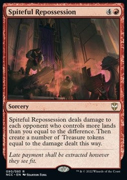 Spiteful Repossession - Commander: Streets of New Capenna (Rare) [NCC-90] Image principale du produit