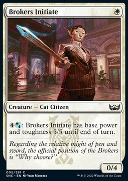 Brokers Initiate - Streets of New Capenna (Common) [SNC-5] Imagen principal del producto