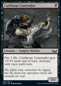 Cutthroat Contender - Streets of New Capenna (Common) [SNC-73] Hauptbild