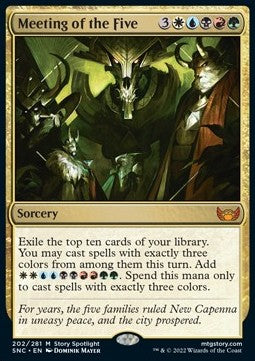 Meeting of the Five - Streets of New Capenna (Mythic) [SNC-202] Imagen principal del producto