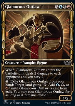 Glamorous Outlaw (V.1) - Streets of New Capenna: Extras (Common) [XSNC-309] Hauptbild