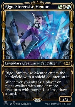 Rigo, Streetwise Mentor (V.1) - Streets of New Capenna: Extras (Rare) [XSNC-329] Hauptbild