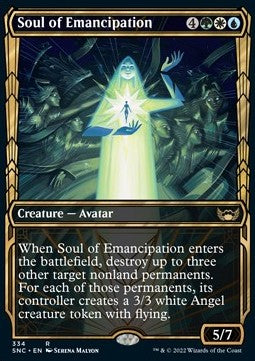 Soul of Emancipation (V.1) - Streets of New Capenna: Extras (Rare) [XSNC-334] Imagen principal del producto