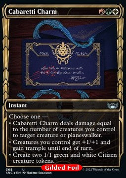 Cabaretti Charm (V.2) - Streets of New Capenna: Extras (Uncommon) [XSNC-365]
