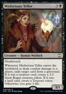 Misfortune Teller - Commander: Streets of New Capenna (Rare) [NCC-38] Image principale du produit