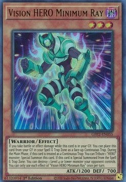 Vision HERO Minimum Ray - Ghosts From the Past: The 2nd Haunting (Ultra Rare) [GFP2-055] Imagen principal del producto
