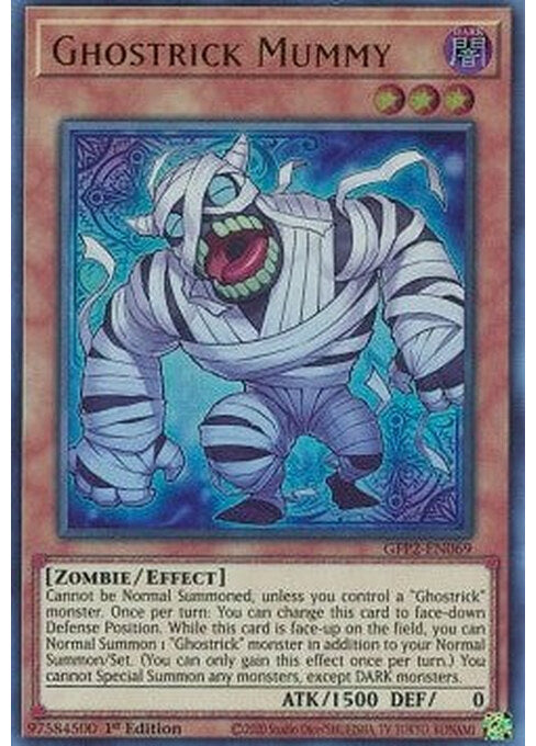 Ghostrick Mummy — Ghosts From the Past: The 2nd Haunting (GFP2-069) Yu-Gi-Oh! card Hauptbild