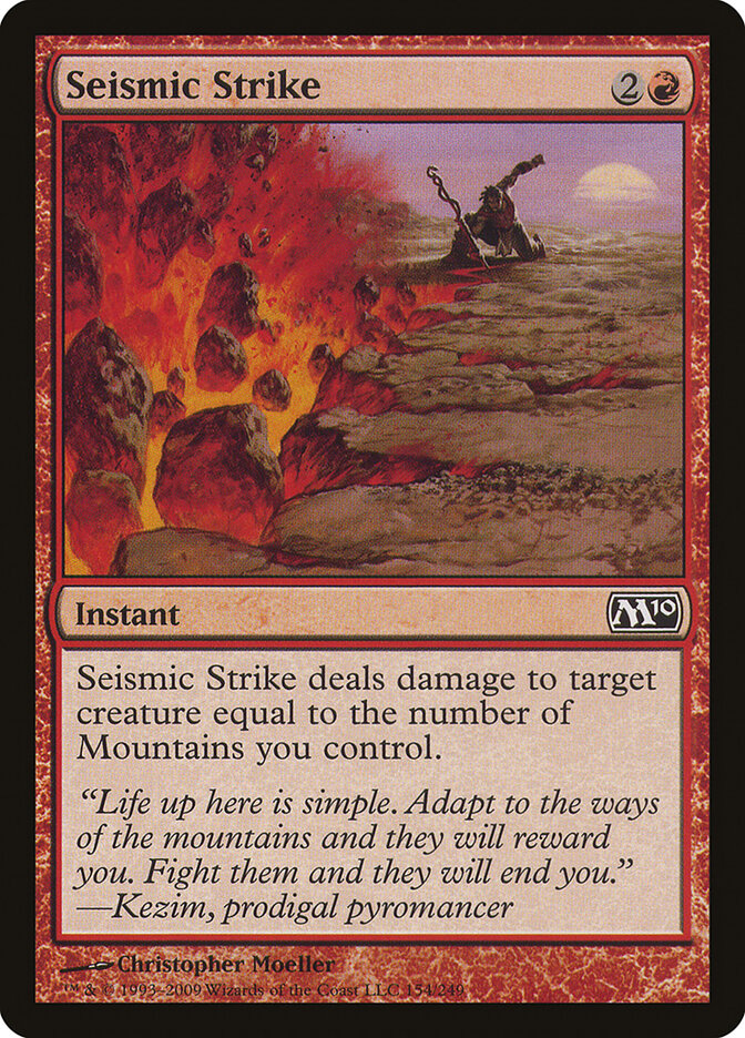 Seismic Strike - Magic 2010 (Common) [M10-154]