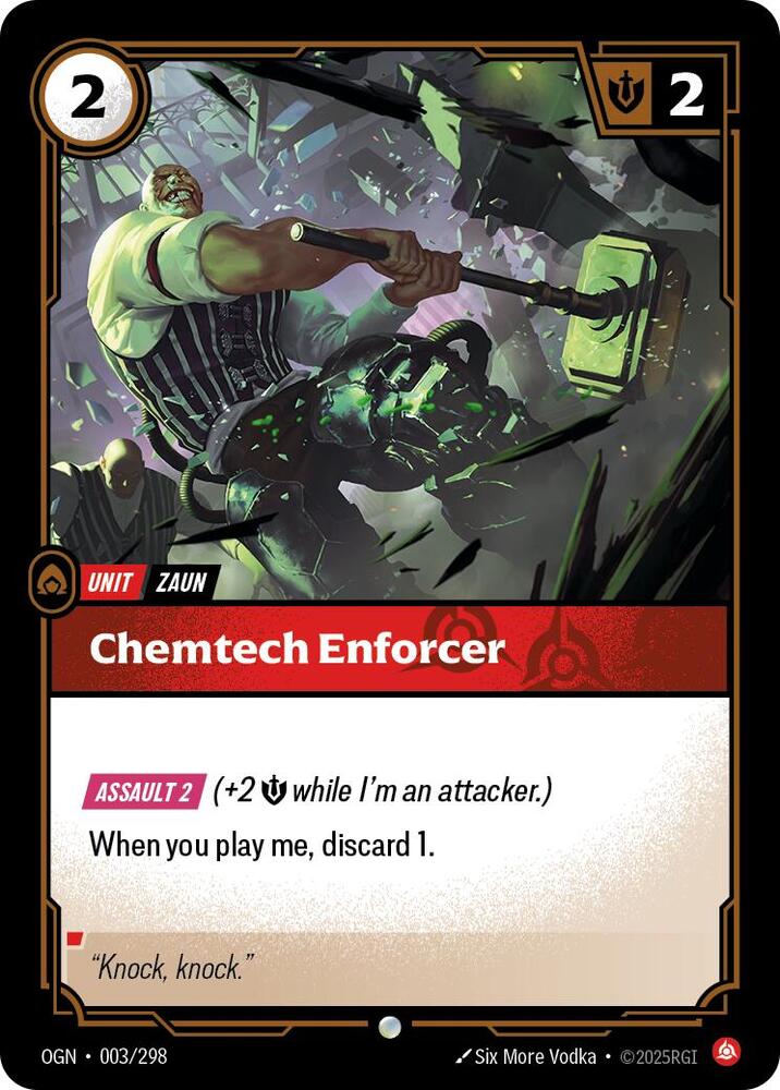 Chemtech Enforcer - Origins (Common) [OGN-003] — riftbound card