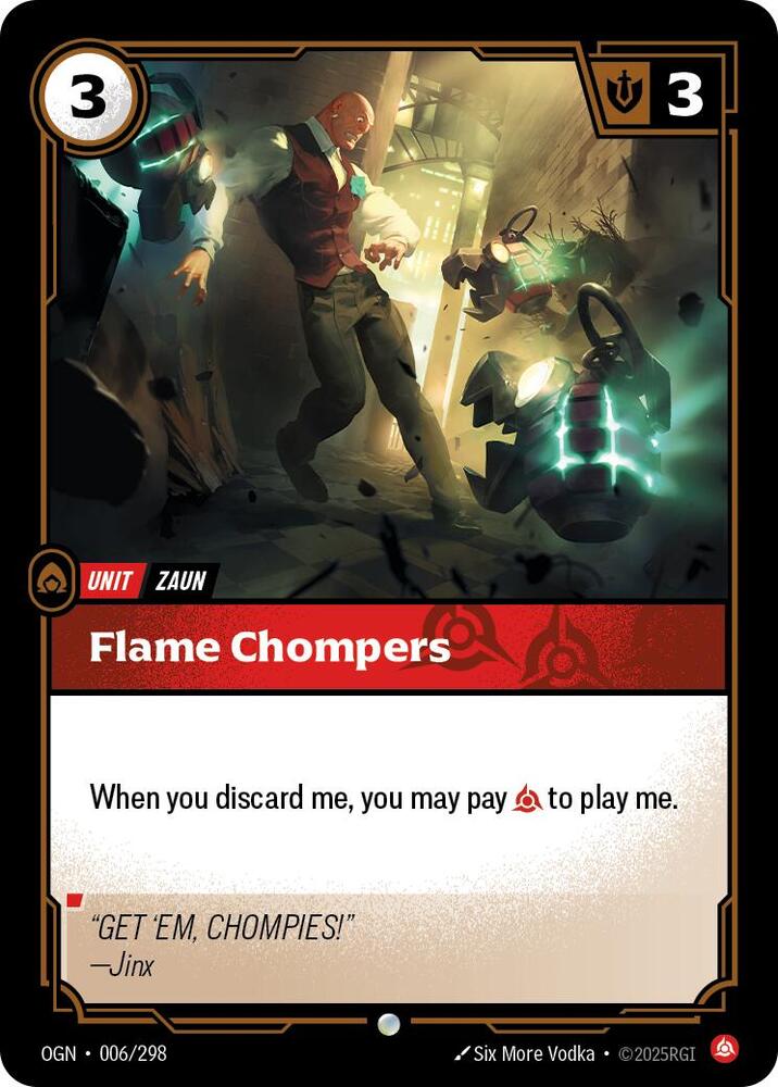 Flame Chompers - Origins (Common) [OGN-006] — riftbound card