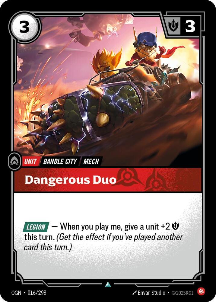 Dangerous Duo - Origins (Uncommon) [OGN-016] — riftbound card