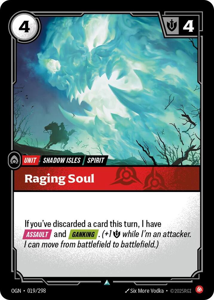 Raging Soul - Origins (Uncommon) [OGN-019] — riftbound card