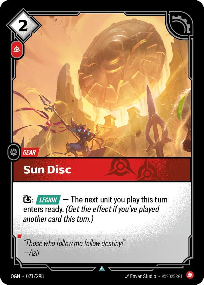 Sun Disc - Origins (Uncommon) [OGN-021] — riftbound card