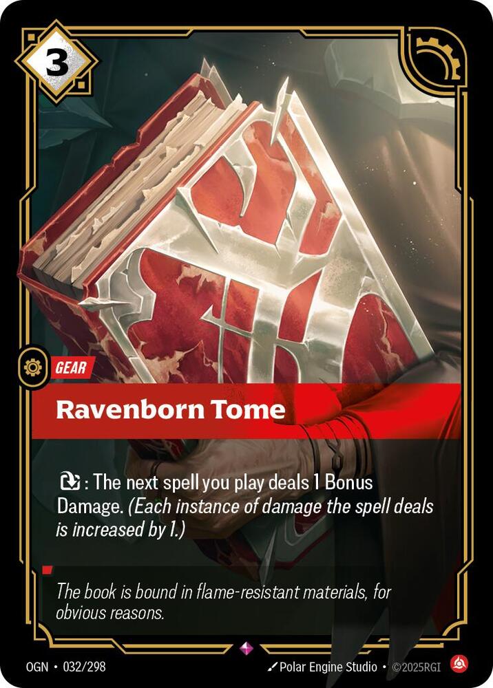 Ravenborn Tome - Origins (Rare) [OGN-032] — riftbound card
