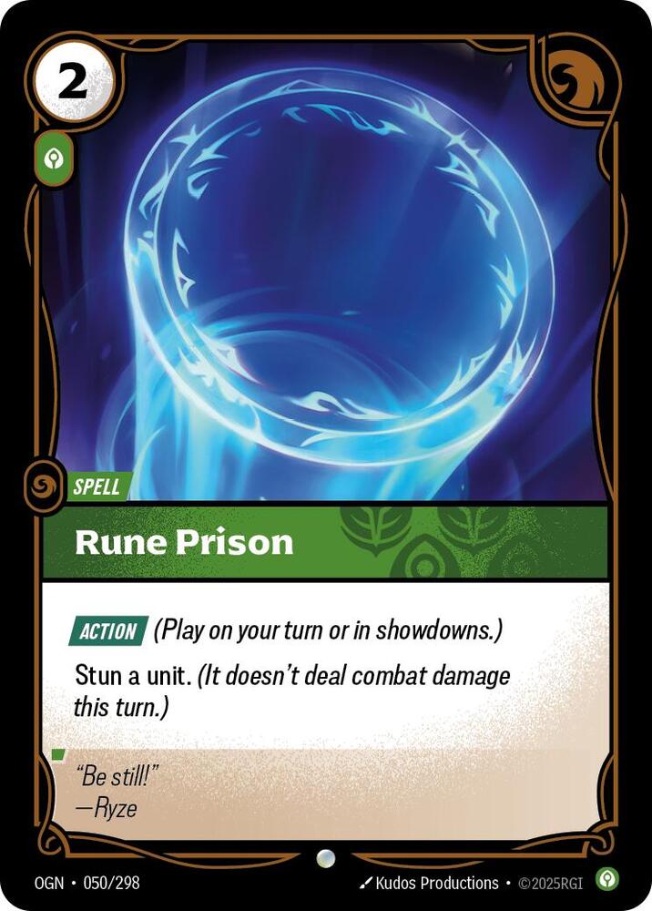 Rune Prison - Origins (Common) [OGN-050] — riftbound card
