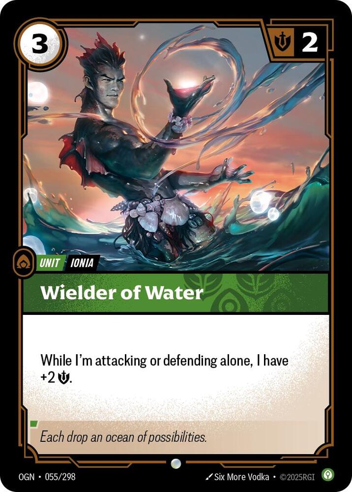 Wielder of Water - Origins (Common) [OGN-055] — riftbound card