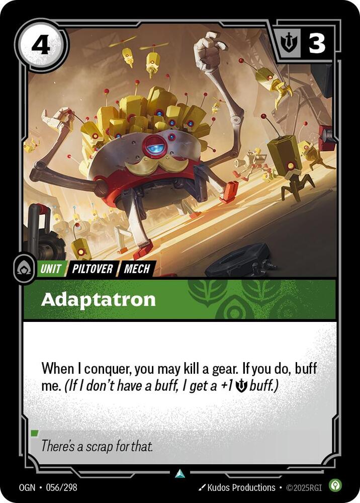 Adaptatron - Origins (Uncommon) [OGN-056] — riftbound card