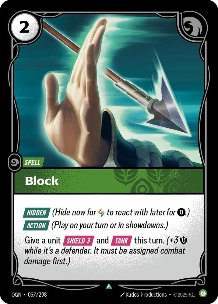 Block - Origins (Uncommon) [OGN-057] — riftbound card