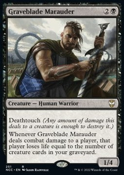 Graveblade Marauder - Commander: Streets of New Capenna (Rare) [NCC-251] Image principale du produit